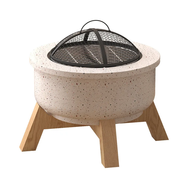

Simple household multi-functional charcoal , indoor barbecue surrounding , making tea, outdoor garden heating