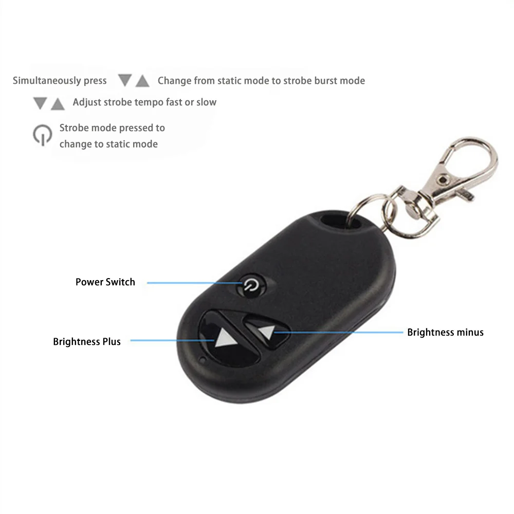 DC5-24V LED Monochrome Dimming Controller With 3 Button RF Wireless Remote Brightness Controller LED Strip Light Switch 8A