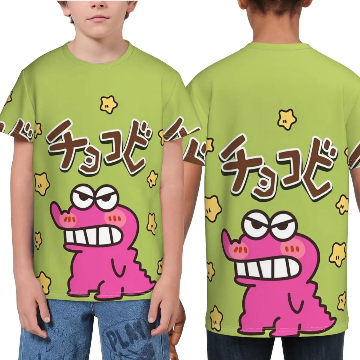 

Мягкая удобная футболка с японским аниме Crayon Shin-chan, летние футболки с героями мультфильмов, футболка для детей, одежда с принтом для мальчиков, дропшиппинг