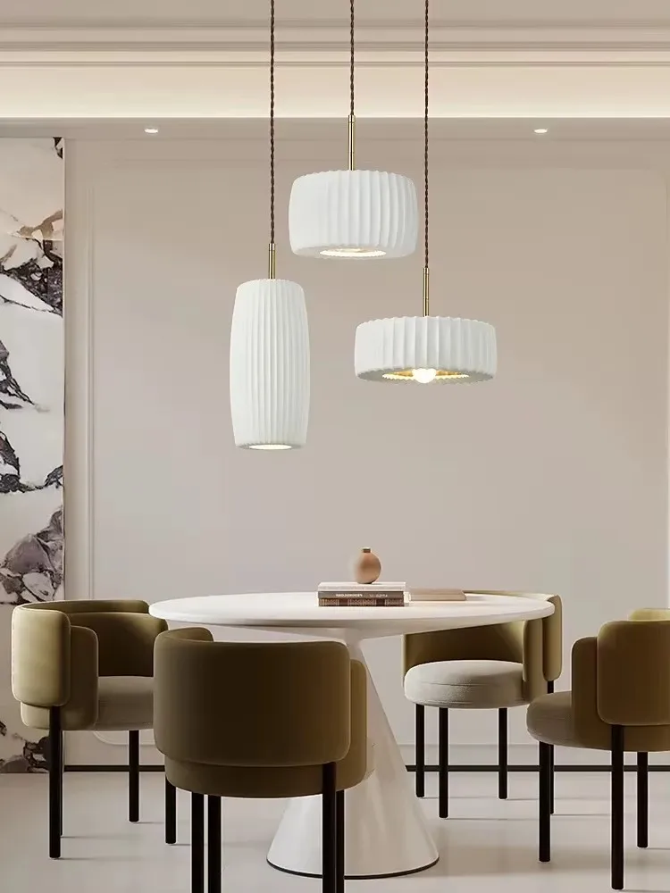 

Nordic Minimalist LED Pendant Light New Creative Original Design Chandelier Dining Table Lighting Lamp Bar Island French Style