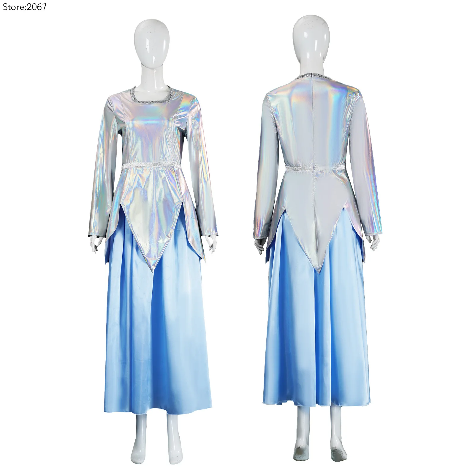 Adults Women Fairy Godmother Cinderella Cosplay Costumes Classic Anime Princess Dress Ball Gowns Halloween Carnival Outfits New