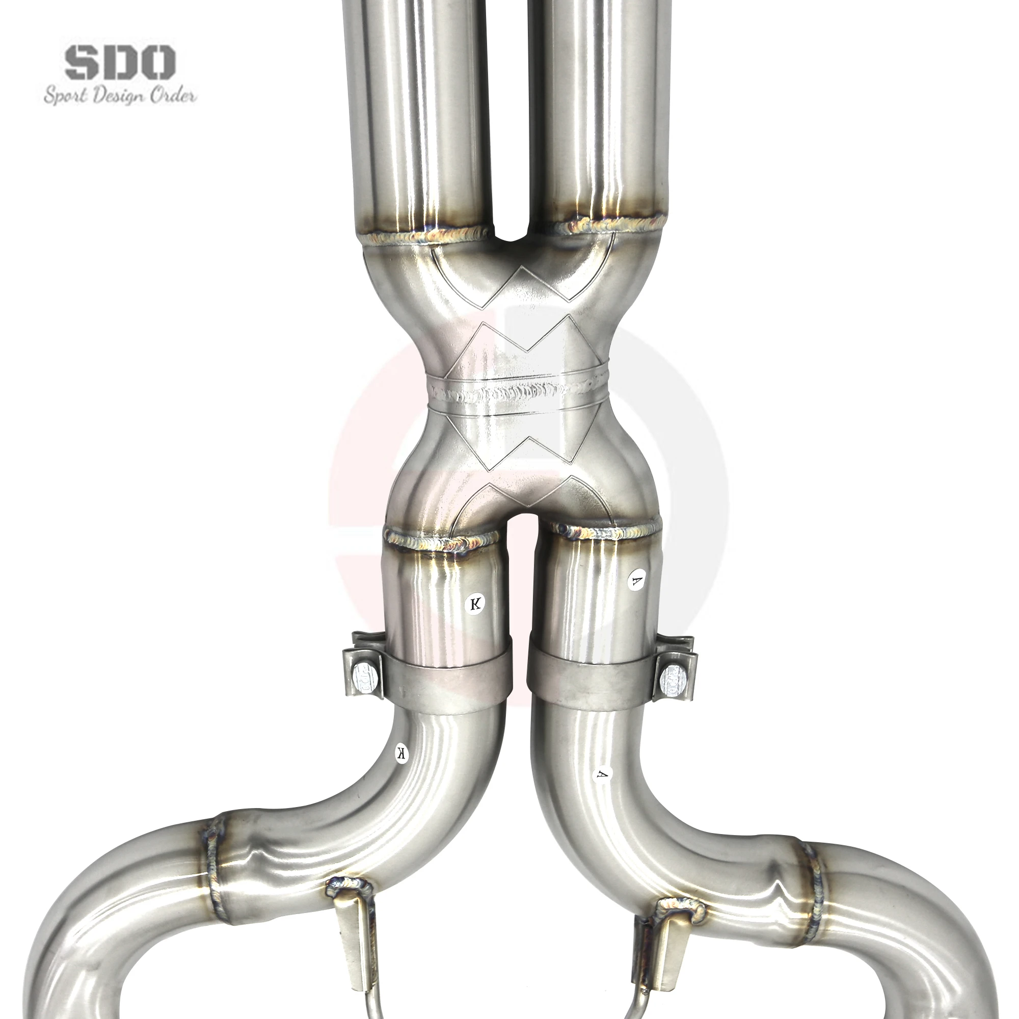 OEM SS304 Catback Exhaust System for  S Q4/SQ4 3.0T 2014-2019 High Quality Stainless Steel With Muffler/Valve