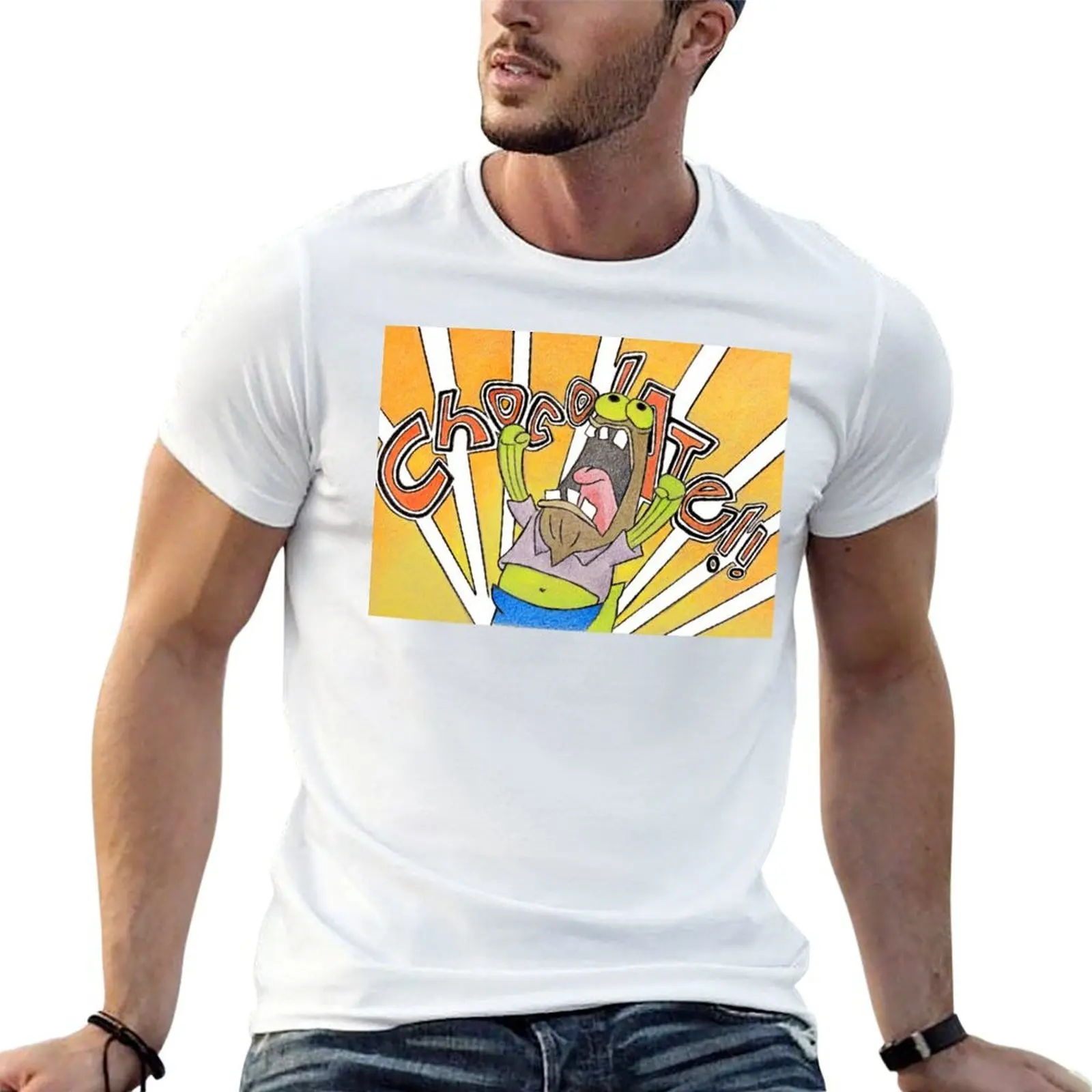 

Chocolate! T-Shirt t shirts for man graphic funny man tshirt t shirt man cotton T-shirt