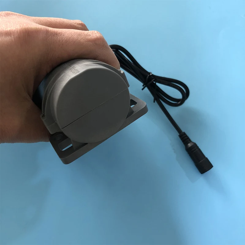 Mini Vibrating Motor 12V/24V 3800rpm 10W for Warning Systems Massage Bed Chair Speed Regulating Vibrator (with Power Supply)