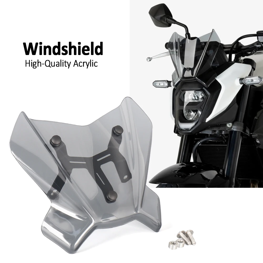 

New Motorcycle Accessories Wind Deflector Acrylic Front Windscreen Windshield For HONDA CB 500 CB500 Hornet 2024 2025