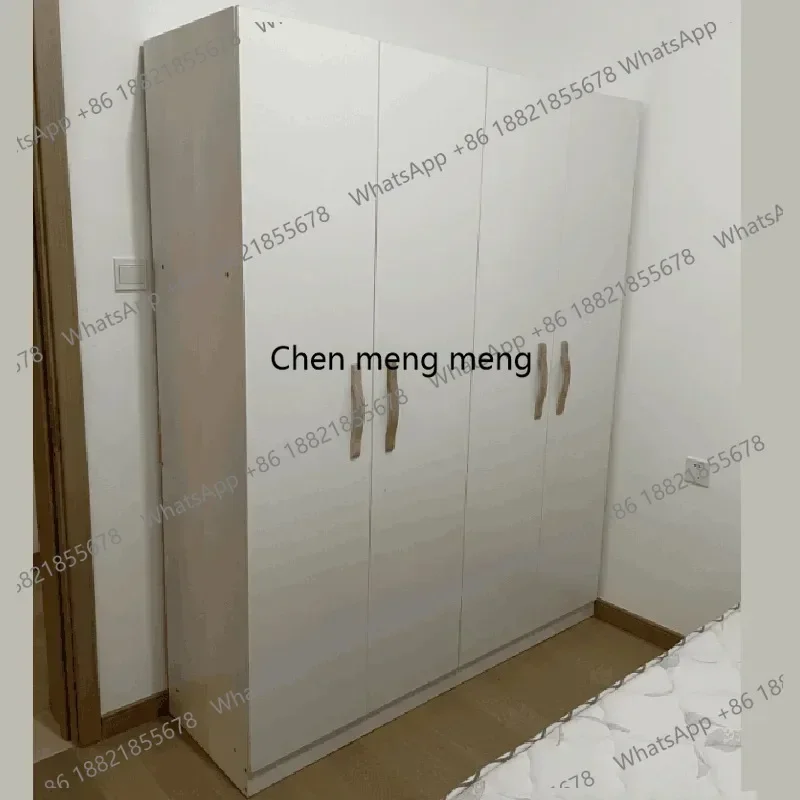 D5556 Quiet Luxury Orgnizer Wardrobes Wood Dust Proof Organizer Storage Wardrobe Adult White Modern Armario De Ropa Bedroom Furn