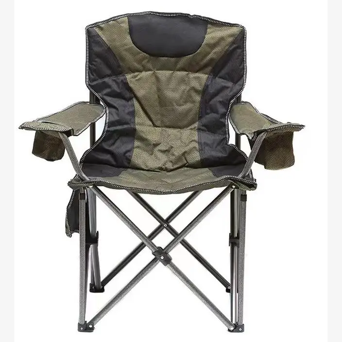 Outdoor camping folding chair Portable thermal insulation leisure chair Thickened Oxford cloth beach chair Comfortable