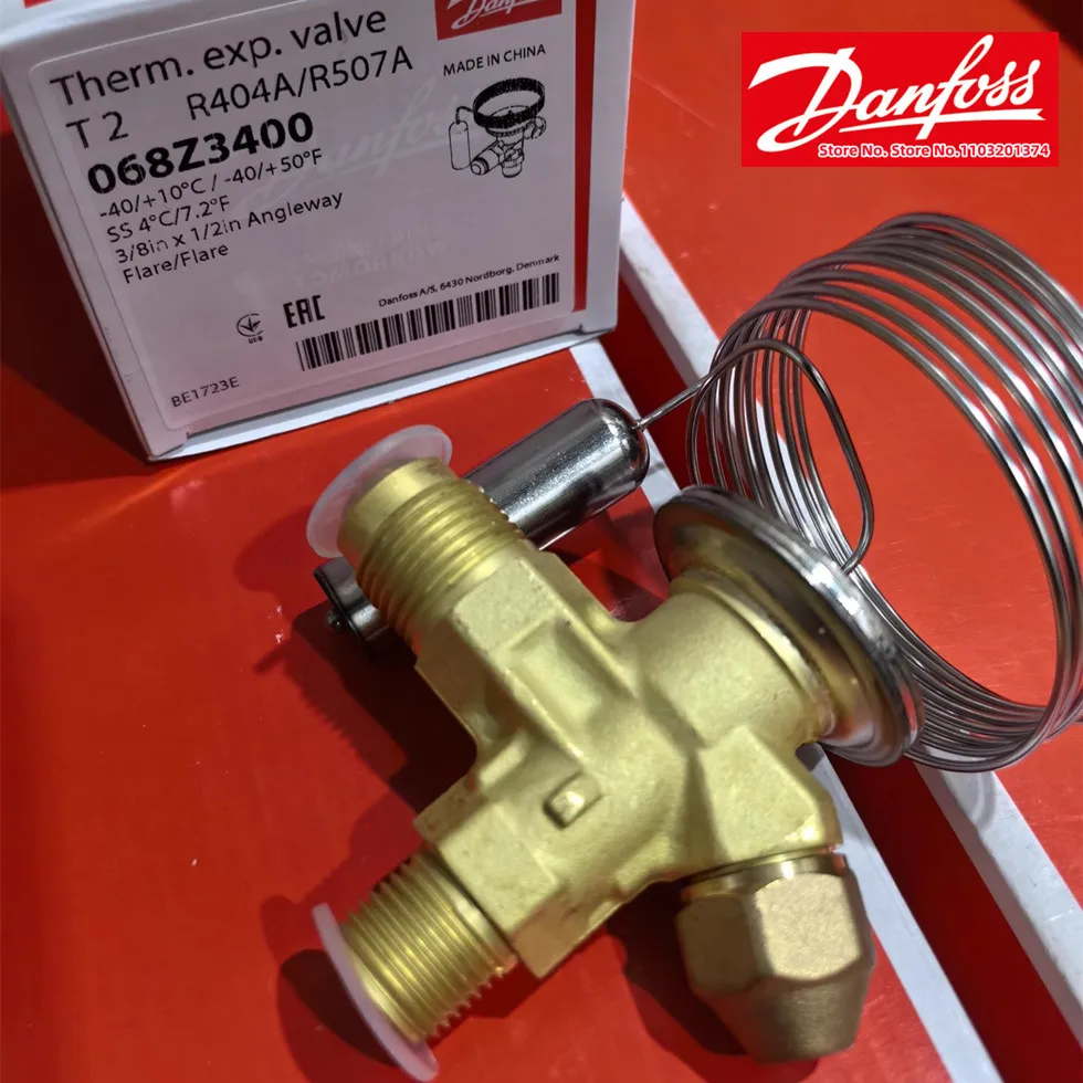 Original Danfoss T2 068Z3400 Expansion Valve Not Replacement Fake