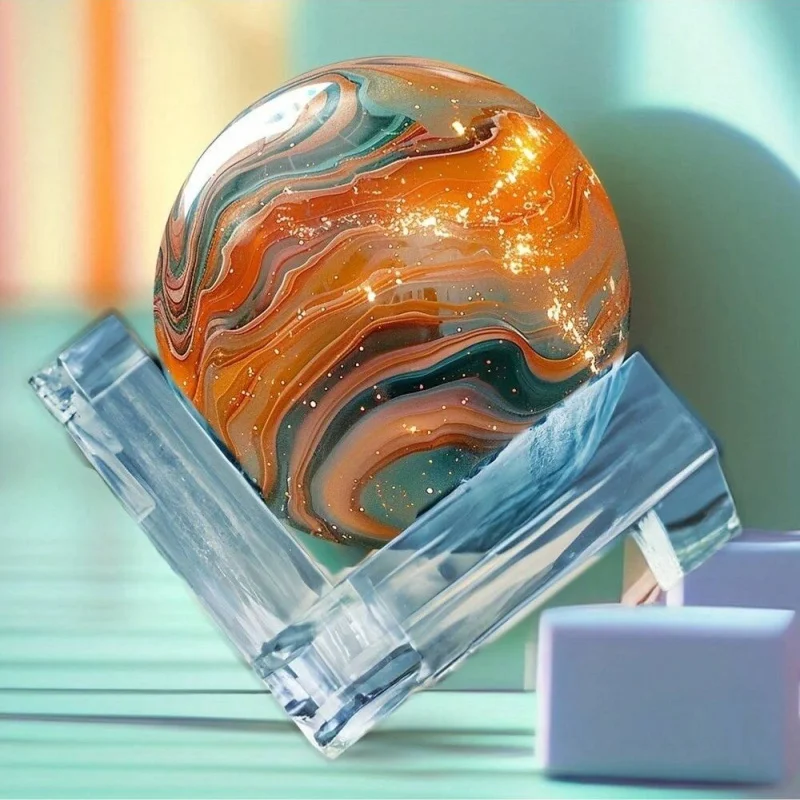 

3D большая круглая сферическая силиконовая форма с цветочным дизайном, консервация, изготовление свечей, поделки своими руками, литье эпоксидной смолы, ремесла