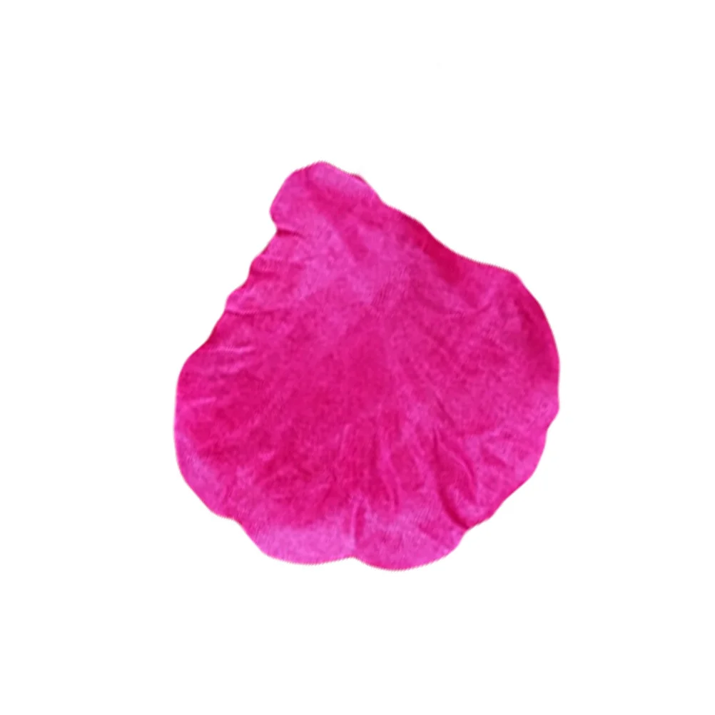 

500pcs Artificial Flower Petals Reusable For Wedding Party Decoration Purple Red Rose Petals Table Scatter Craft Supplies Event
