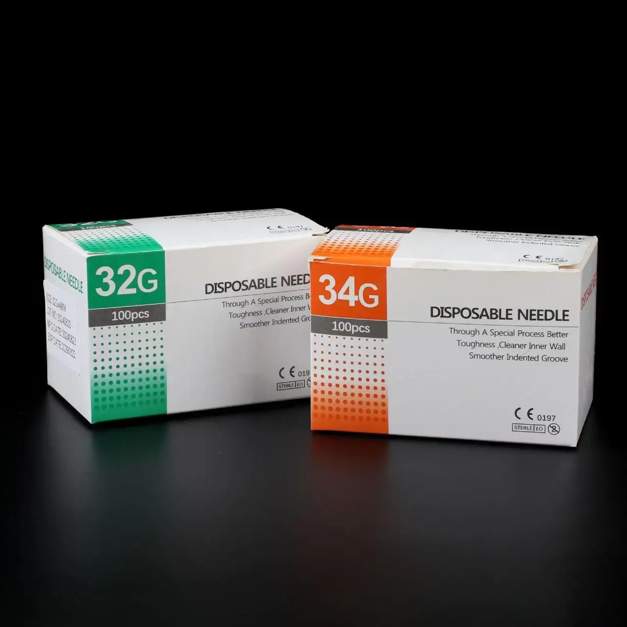 

Ultra-Fine Medical Painless Beauty Syringe Needle Eyelid Tool 29G 13MM 30G 13MM 32G 13MM 34G 4MM - Precision Injection Needles