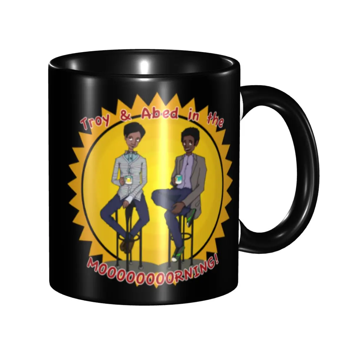 

Troy And Abed In The Morning Call Gifts Mug Customized Ceramic Coffee Mug Cup Creative Gift