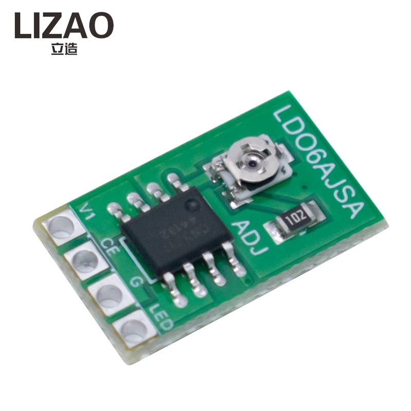 LIZAO LD06AJSA/B 30-1500mA LED Constant Current Driver PWM Control DC 3.3V 3.7V 4.2V 5V Buck Board