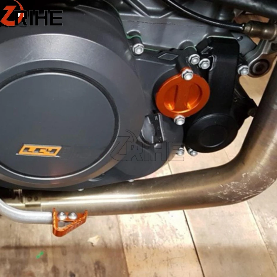 2025 2024 Engine Oil Filter Cover Cap Engine Tank Covers Oil Cap For DUKE 125 200 250 390 RC 690 990 ENDURO R SMC 2013 2014