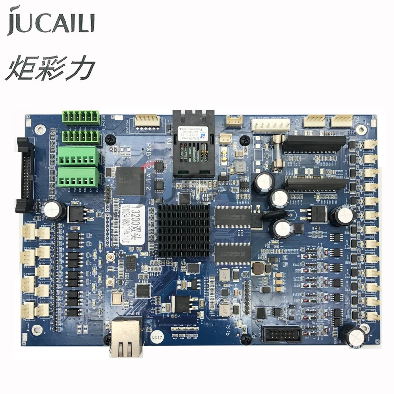 Jucaili Senyang LC version I3200 main board for Epson I3200 2 heads Fiber Optic board for flatbed printer mother board