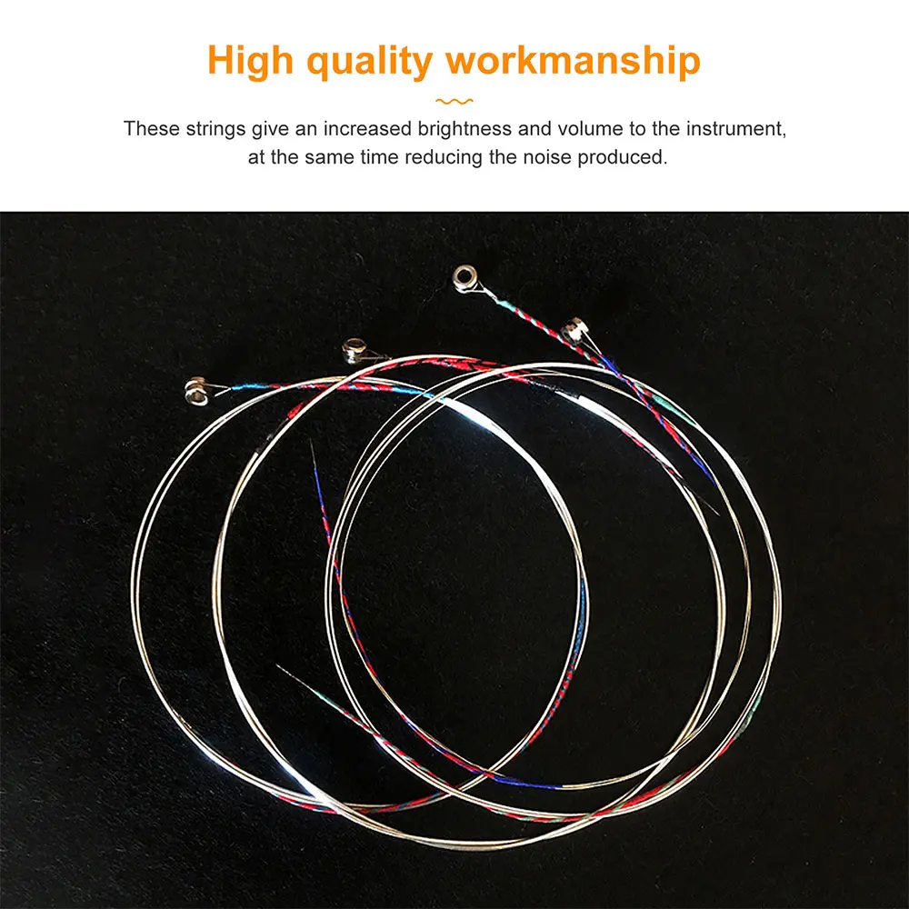 Violin Strings Easy To Play Universal Portable Stainless Steel Convenient Lightweight Premium Material Aluminum Magnesium String