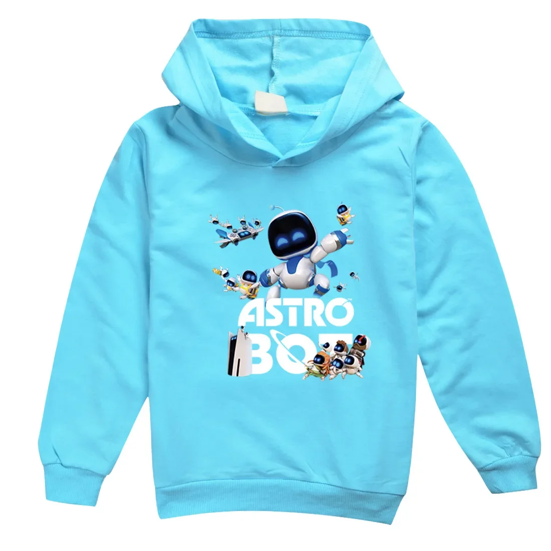 

Hot Astro Bot Hoodie Kids Comic Clothes for Toddler Girl Pullover Long Sleeve Coats Boys Soft Fabric Outerwear Children Clothing