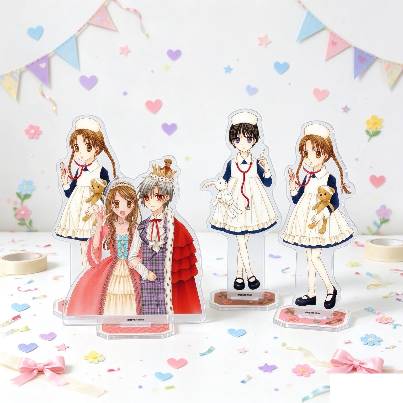 Anime Gakuen Alice Acrylic Stand Model High Definition Images Bookshelf Decoration Lovely Products Bookshelf Decoration Keychain