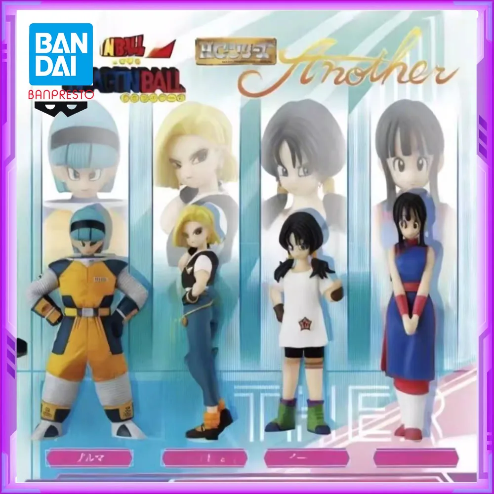 

Original BANDAI Banpresto HG ANOTHER Dragon Ball Bulma Chichi Videl PVC Anime Figures Action Figure Model Toys