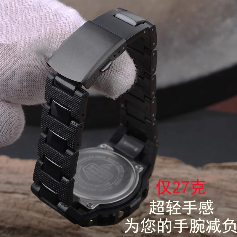 CASIO DW5600 DW-6900 DW9600 GW-M5610 GA2100 GM2100 16mm 볼록 조인트 블랙 시계 밴드 액세서리 용 플라스틱 스틸 시계 스트랩