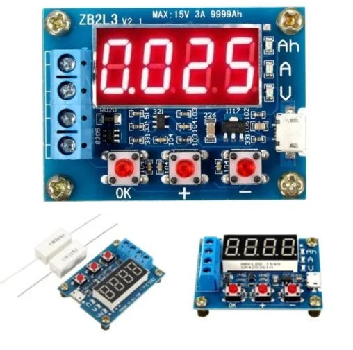 

1.2 V 12 V 18650 lithium-ion Battery Capacity tester resistance lead-acid Battery Capacity meter For arduino development board