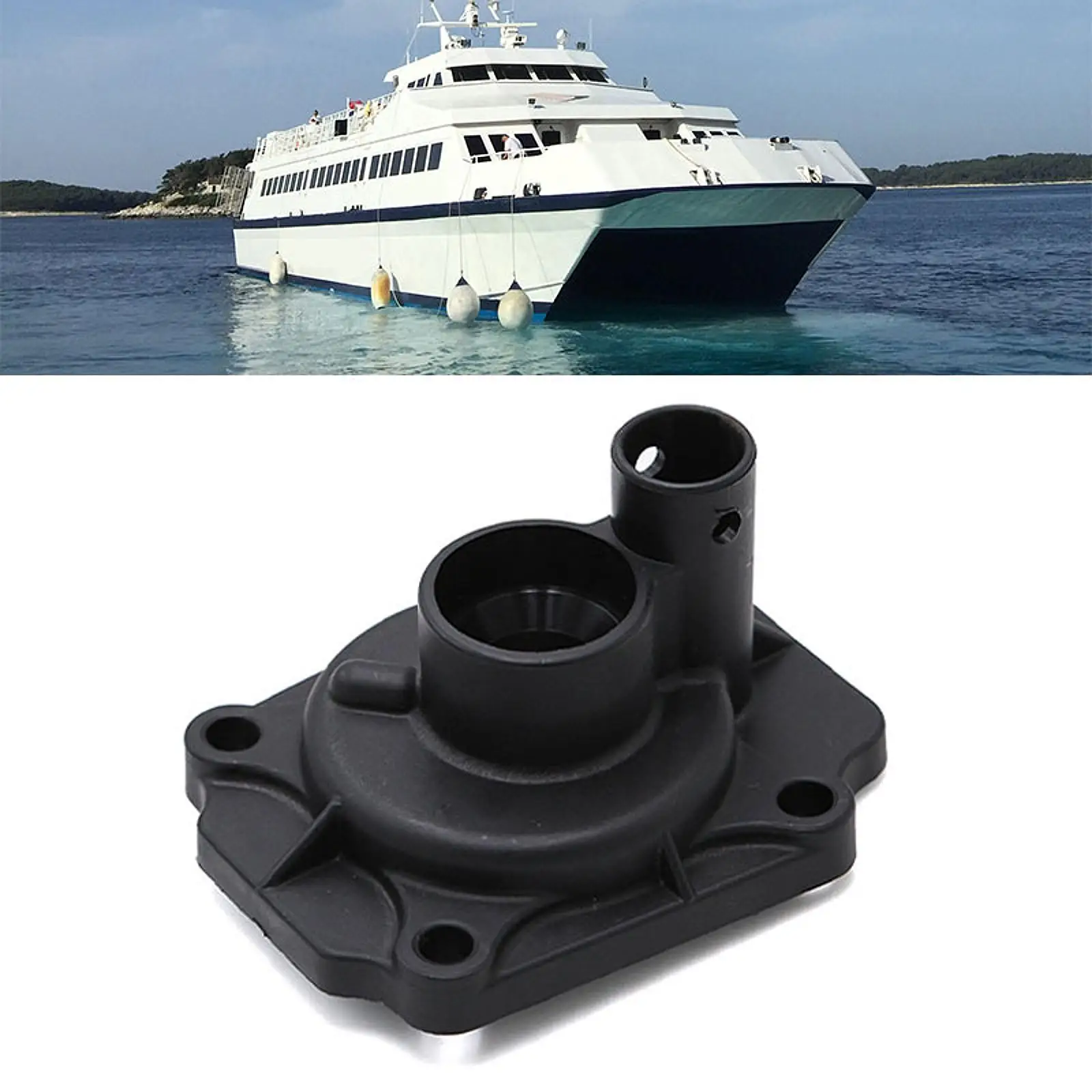 

Outboard Motor Replacement Water Pump Housing Case Black PP Cover Marine Engine Spare Parts for DF25ARL DF30ATL