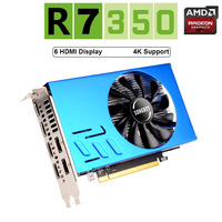 SONGREY AMD R7 350 Graphics Card Multi- display 2/4GB GDDR5 128bit 6 HDMI Multi Screen Splicing Video Card GPU EDID