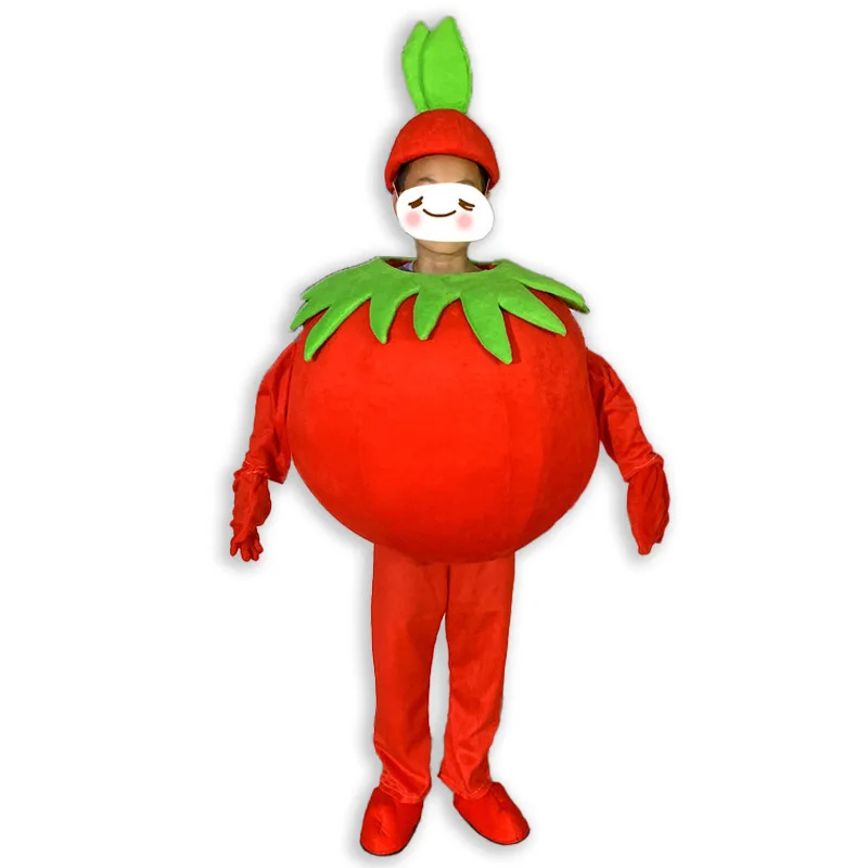 NEW Fruit and Vegetable Cartoon Doll Mascot Costume Orange watermelon pineapple carrot strawberry vegetable Performance Cosplay