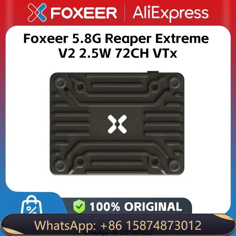 Foxeer-Reaper Extreme V2, 5,8G, 2,5 W, 72CH/1,8 W, 72CH, VTx, nuevo