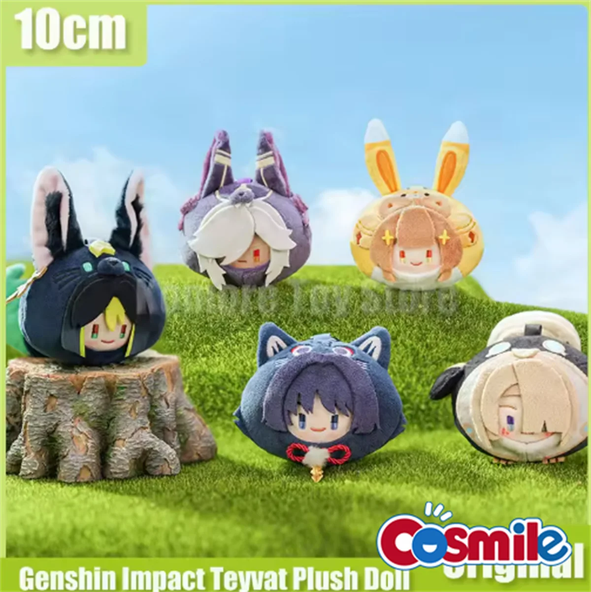 Genshin Impact Teyvat Zoo Themed Series Anime Plush Toy Ganyu Tartaglia Arataki Itto Xiao Gnocchi Soft Stuffed Plushie Doll Toys