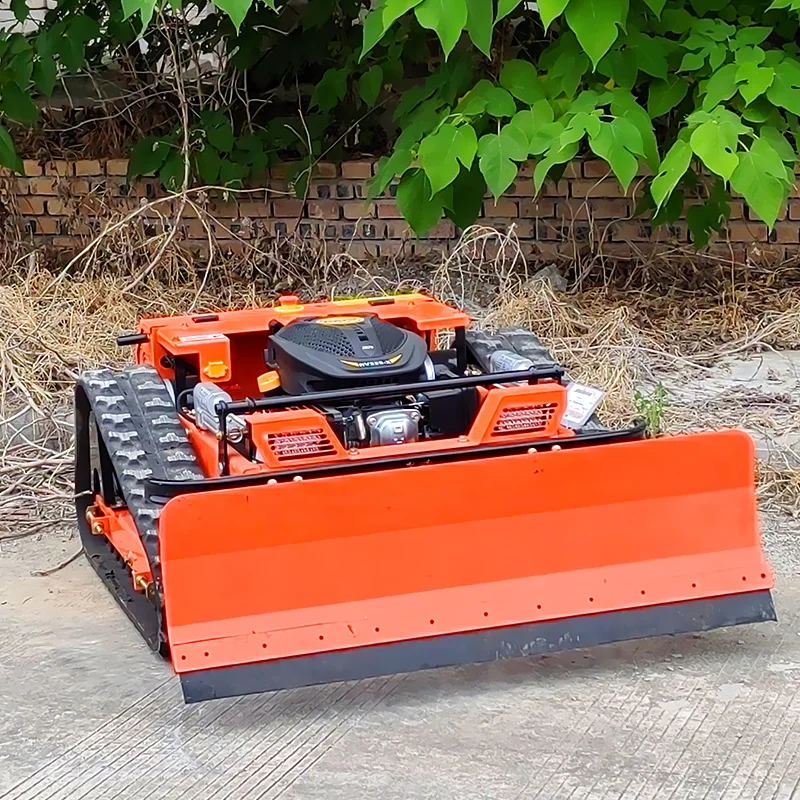 

Customized Lawn Mower Rc Remote Control Robot Gas Zero Turn Crawler Lawn Mower for Sale Grass Cutting
