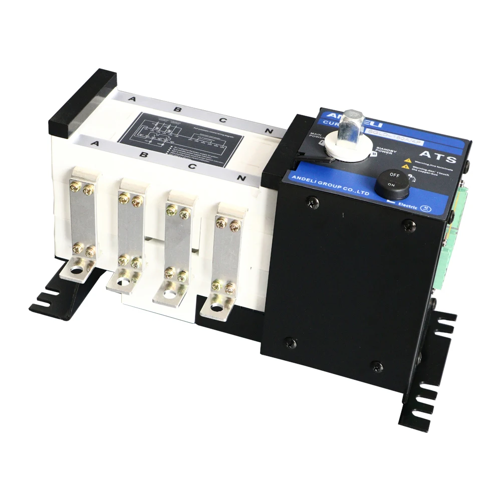 

ANDELI SGLD 4P Dual Power Automatic Transfer Switch 160A PC Class 4-Pole ATS Supplier