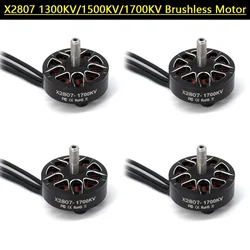 4 sztuk X2807 2807 1300KV 1500KV 1700KV 4S-6S bezszczotkowy silnik dla Mark4 FPV Freestyle 7 cali daleki zasięg LR7 drony DIY części