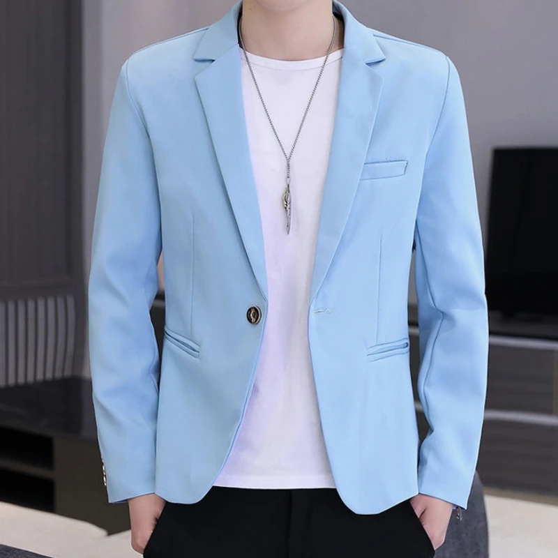 

Fashionable Business Slim Fit Jacket for Men Single Models Man Suits and Blazers Handsome Fashion 2025 Luxury Designer Coats