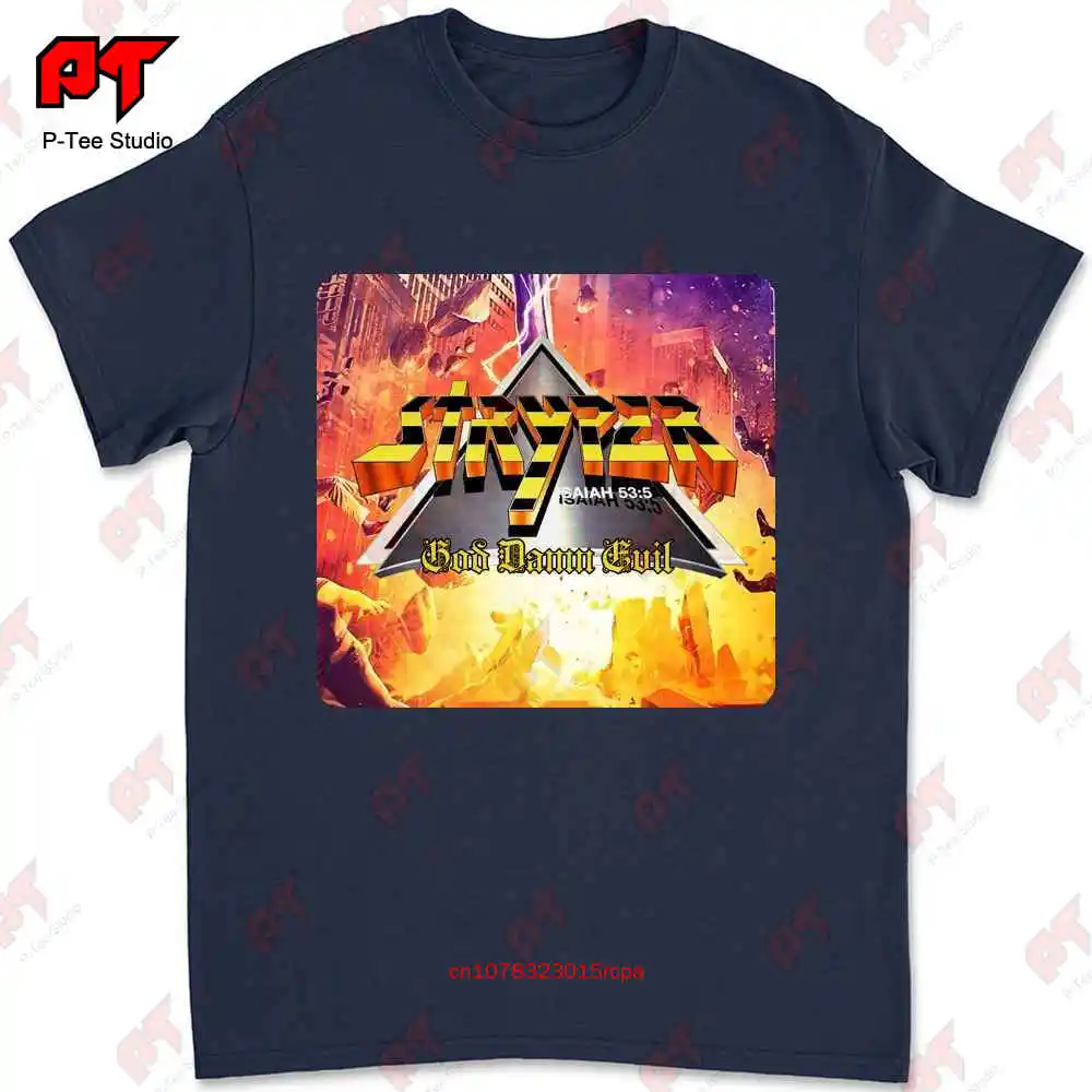 Stryper God Damn Evil 2018 Tour T-shirt G97P