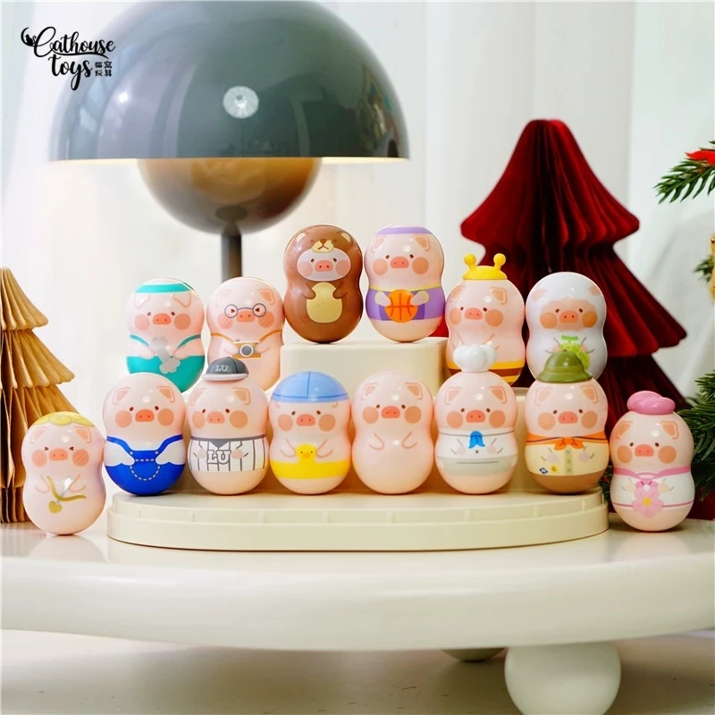 

52toys Canned Pig Lulu Classic Series Versatile Lulu Pig Tumbler Blind Box Handmade Trendy Toy Gift Exquisite Desktop Ornament