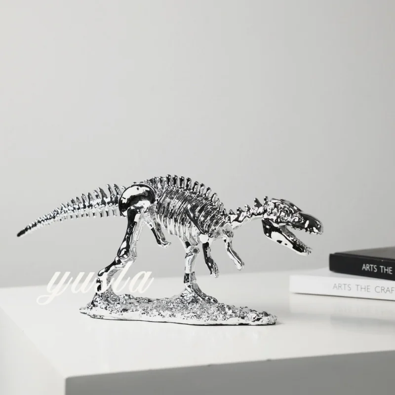 Minimalist retro dinosaur decorative piece for living room, TV cabinet, wine cabinet, model room, homestay, office soft decorati