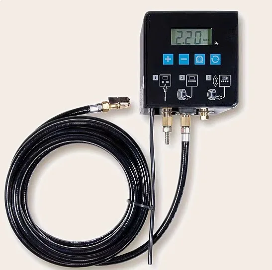 0-15 High Precision Digital Wall Mount Auto Inflator for Car Motorcycle Bicycle