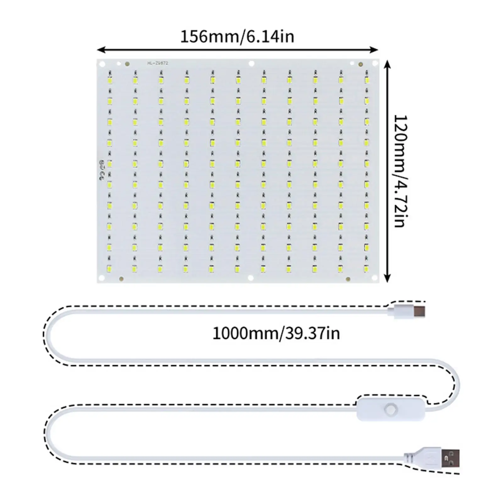 LED Backlight Board Compact LED Light Panel for Home Living Room Residential