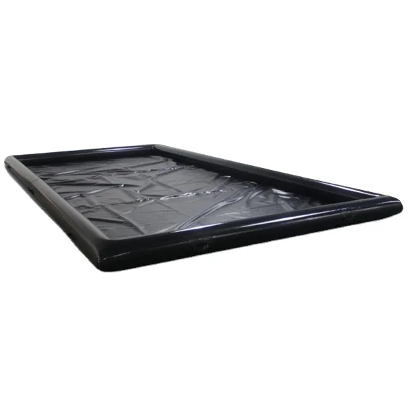 

For PVC Truck Inflatable Car Clean Pad PVC Portable Inflatable Car Wash Containment Mat With Water Reclamation System