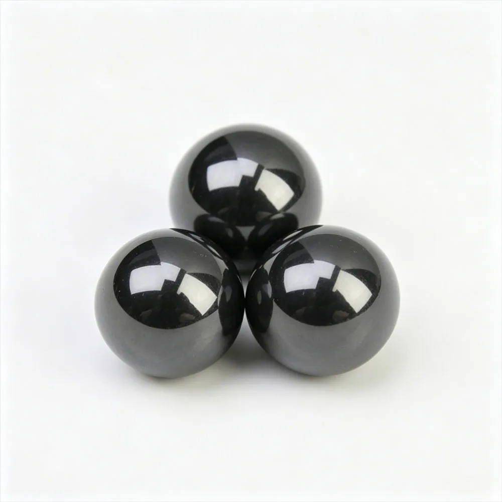Black Silicon Nitride Ceramic Balls 0.8-28.575mm G5 Precision Solid Pump Balls Bearing Balls Grinding Media