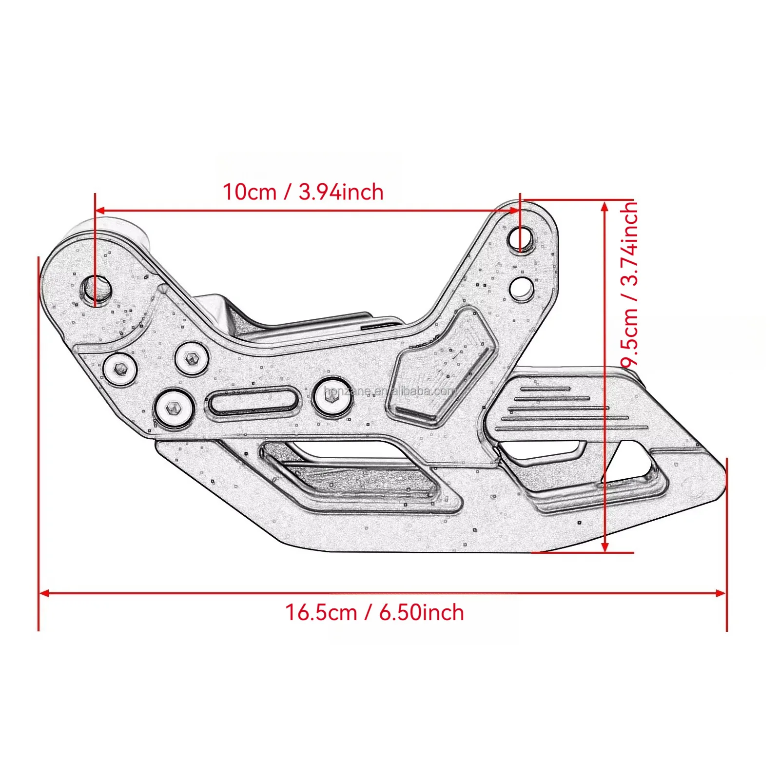 Off-Road Motorcycle CNC Aluminum Alloy Chain Guide & Chain Guard for KTM SX SXF XC XCF Dirt Bike