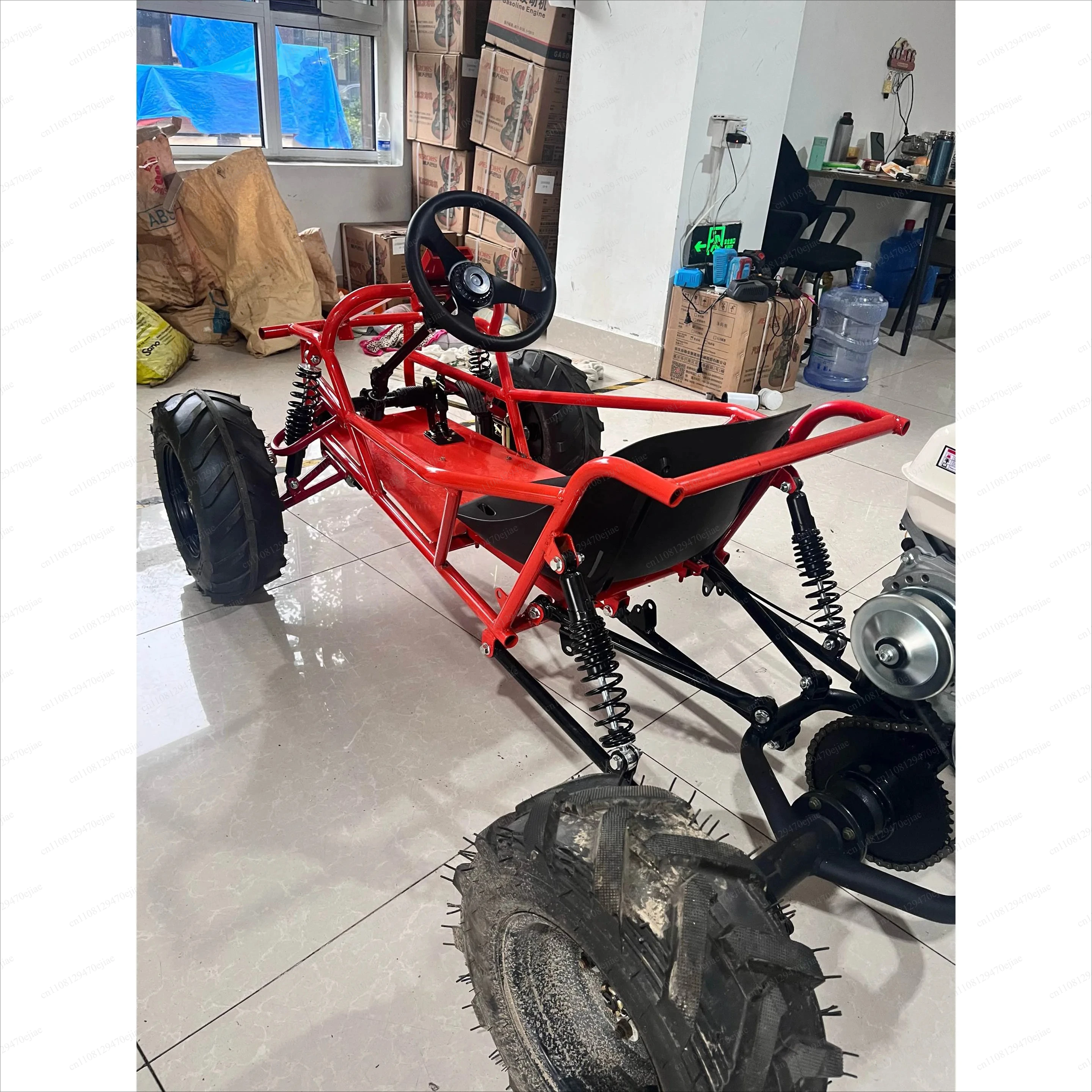 4-Stroke Gas Go Kart | Racing Drift Disc Brake Kart | Recreational Chain Drive Buggy | Outdoor 60km/h Adult