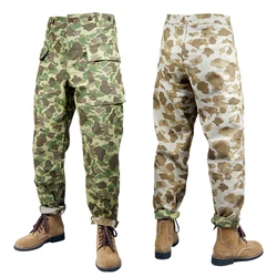 WWII WW2 US HBT REVERSIBLE CAMOUFLAGE FIELD UNIFORMS PANTS OUTDOOR TROUSERS