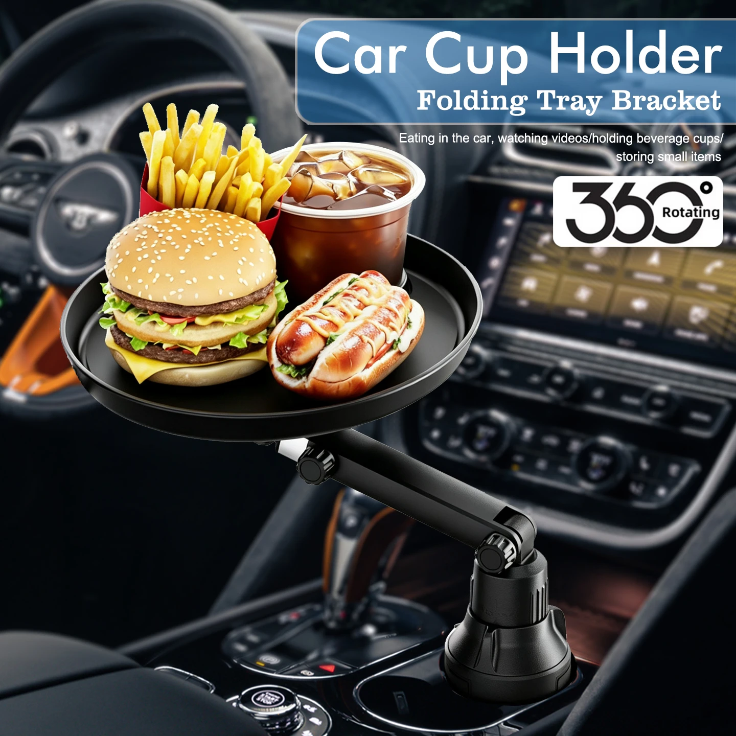 Portabicchieri per auto 360 °  - Food Snacks Drinks recensione e prezzo