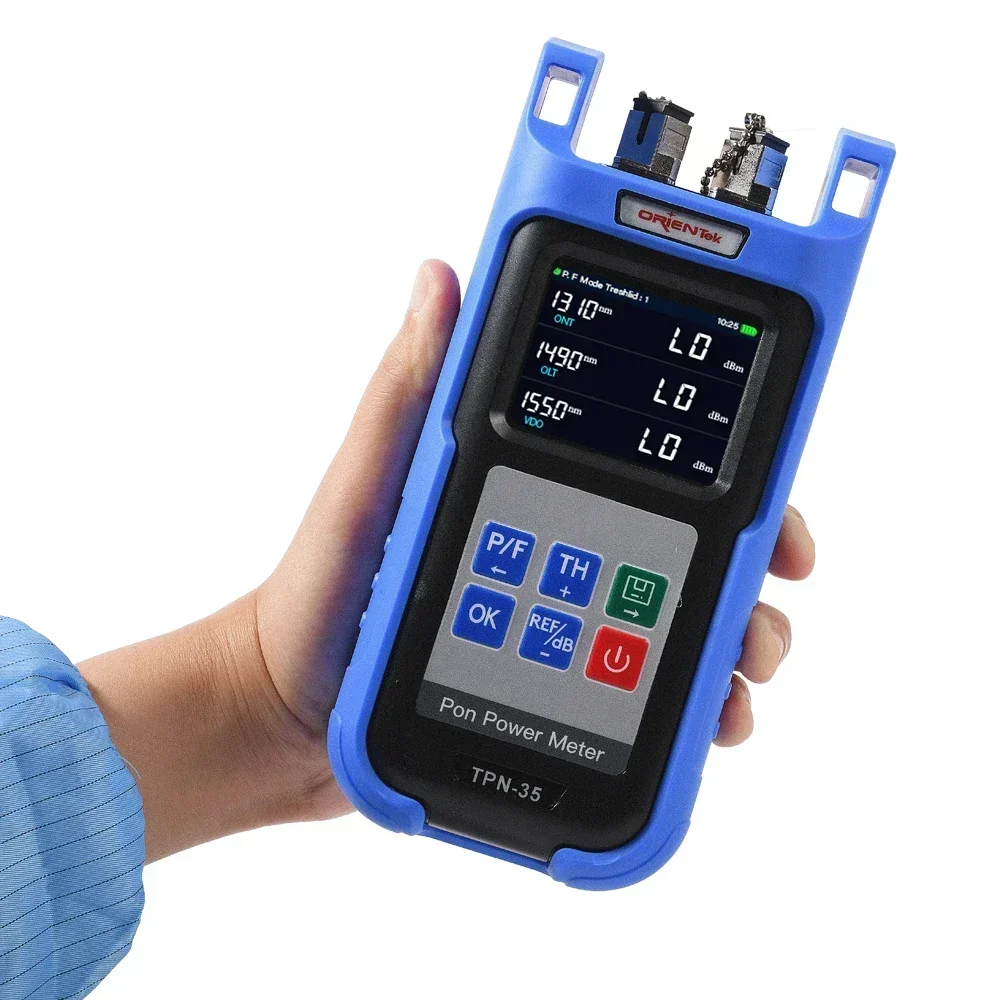 US.EU SC/APC SC/UPC 1310/1490/1550nm PON Power Meter، Orientek TPN-35 PON Network Tester، مقياس طاقة الألياف الضوئية، OTDR البصري