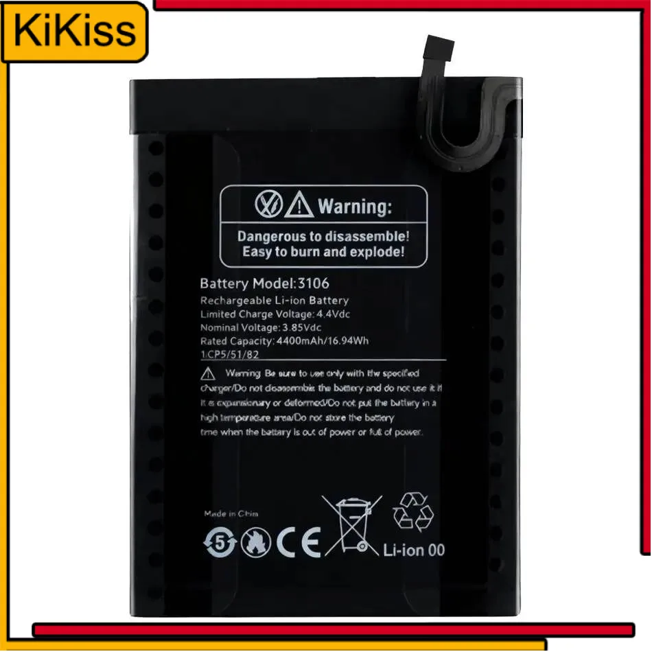 

Mobile Phone Battery 4400mAh Environmentally Friendly For Ulefone Note 16 Pro Pro 3106