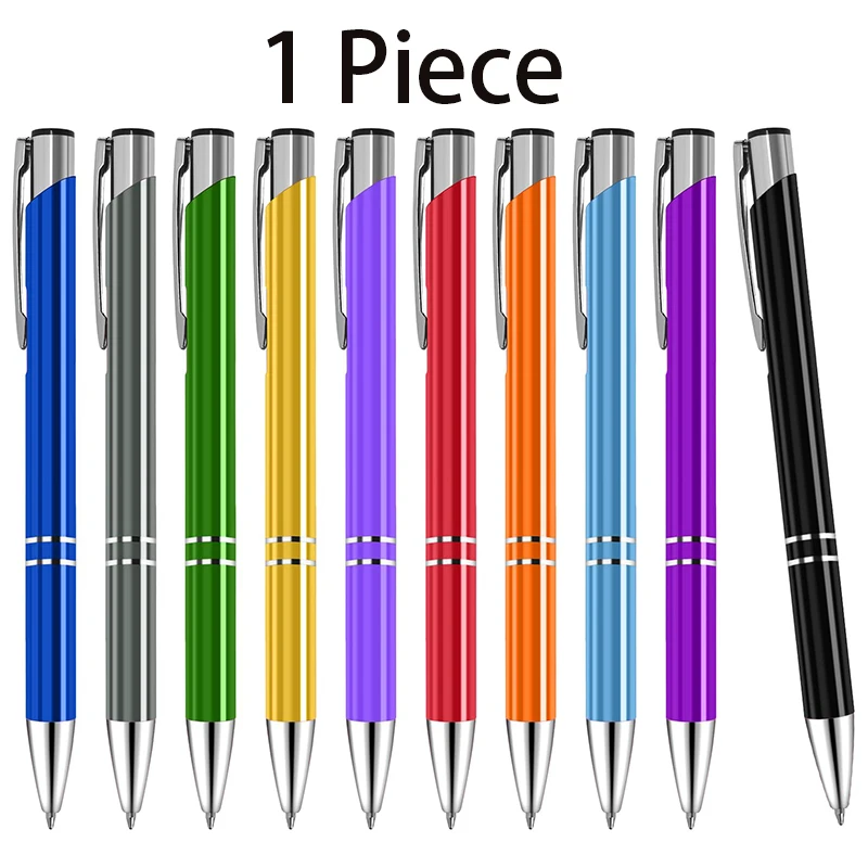 

Цельная металлическая шариковая ручка, пресс для студентов, креативный маленький подарок, металлический рекламный алюминиевый стержень