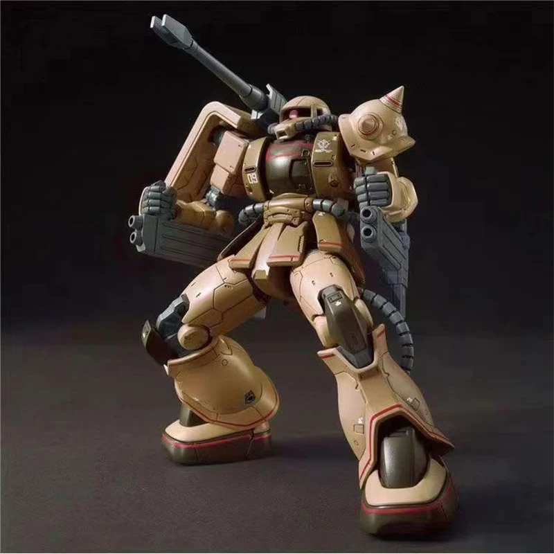 Em estoque hg 1/144 MS-06Ck zaku metade canhão modelo de montagem de alta qualidade figura de ação modelo presente brinquedo coleção para crianças