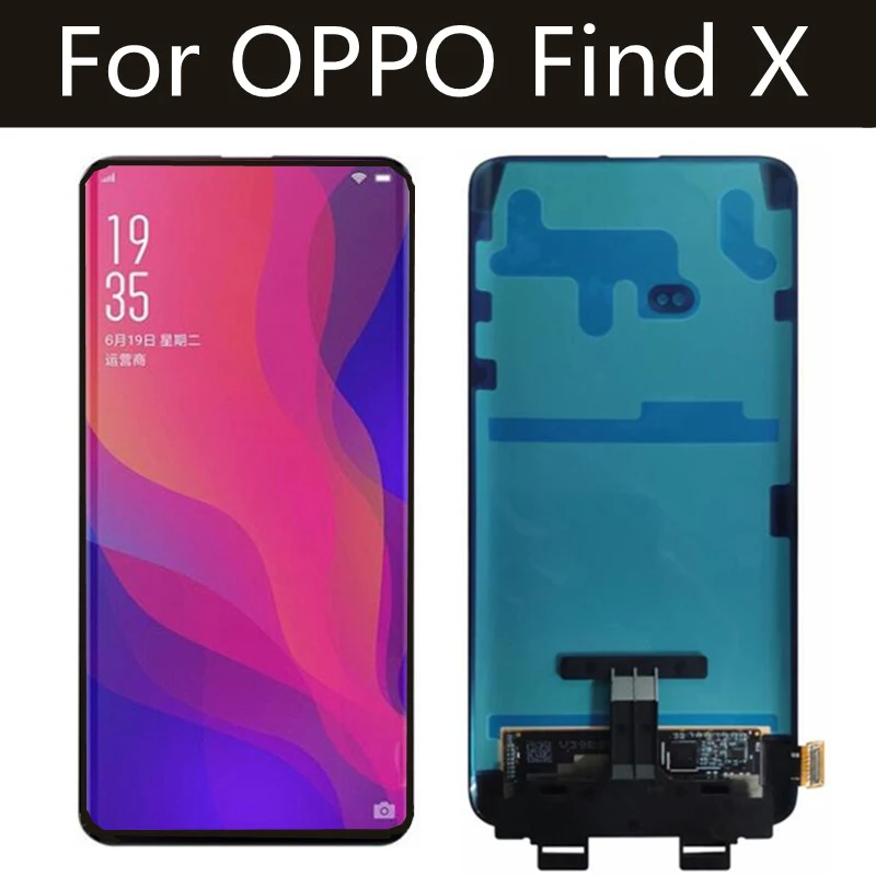 

6.42 Amoled For OPPO FIND X LCD Display Screen Frame Touch Panel Digitizer For Oppo FindX CPH1871 PAFM00